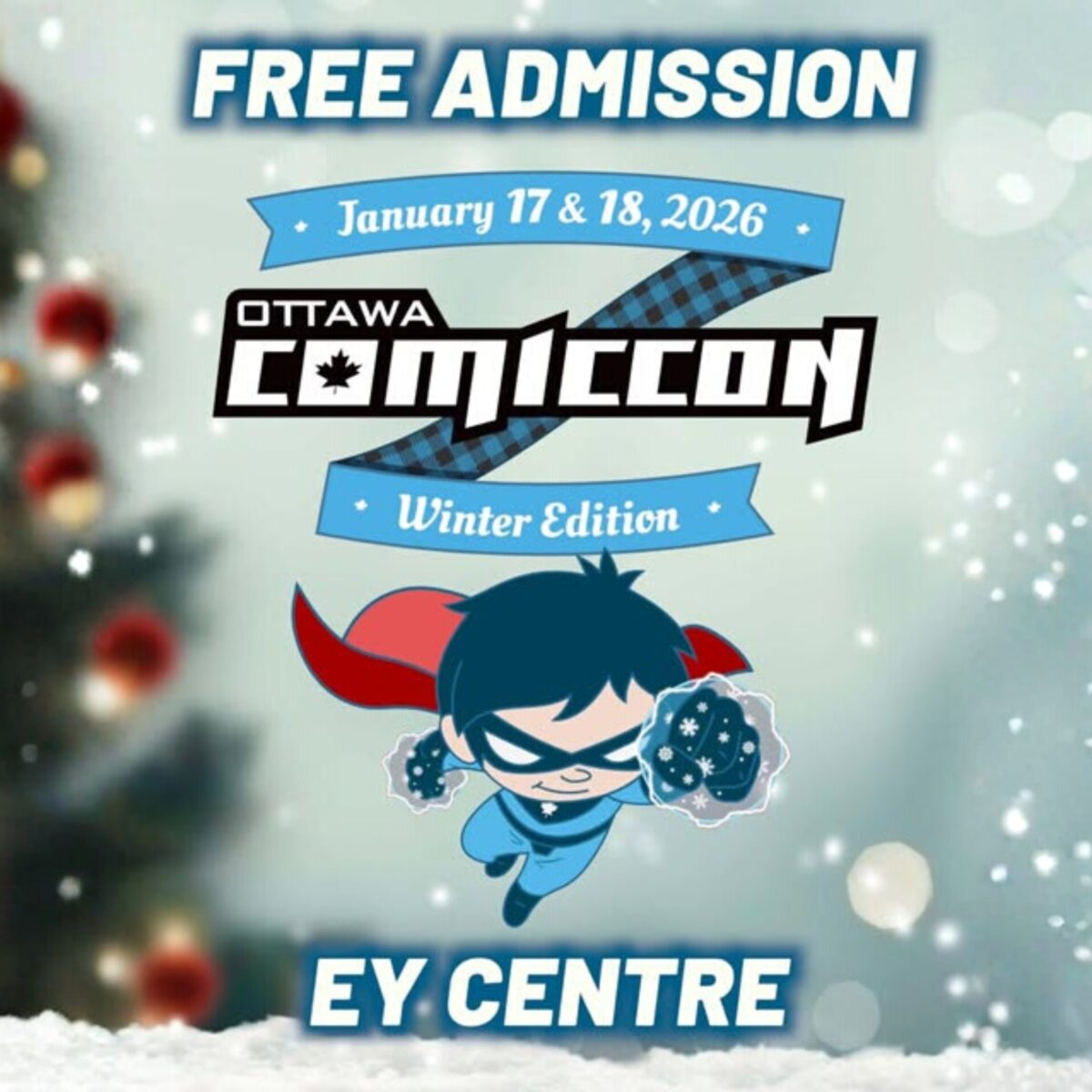 Ottawa Comiccon Winter Edition 2026 E Y Centre